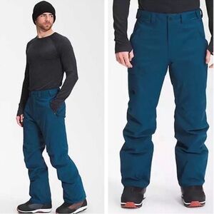The North Face Freedom Insulated Snow Ski Pants Monterey Blue Teal Men’s Medium
